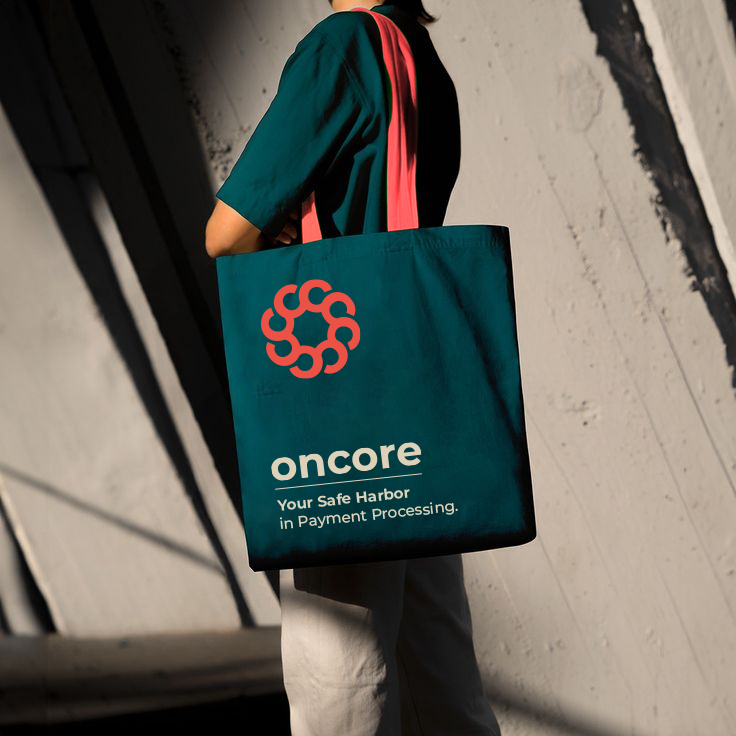 Branded tote bag